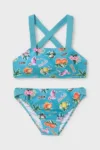 Mayoral costum de baie pentru copii din două piese culoarea turcoaz