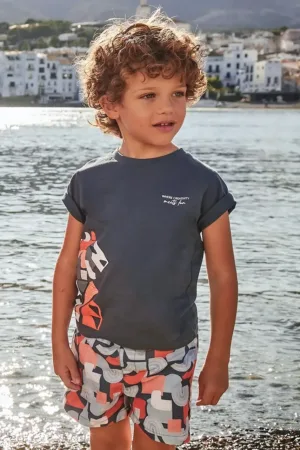 Mayoral pantaloni scurti de baie copii culoarea portocaliu