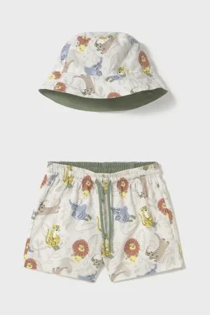 Mayoral pantaloni scurti de baie copii culoarea verde