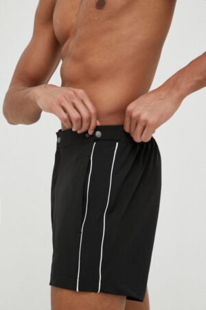 Michael Kors pantaloni scurti de baie culoarea negru