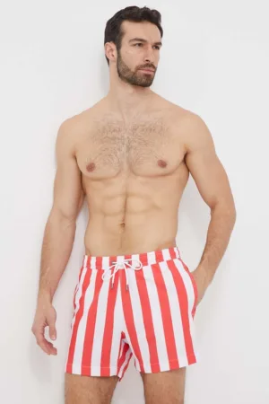 Michael Kors pantaloni scurti de baie culoarea rosu
