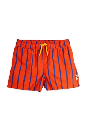 Mini Rodini pantaloni scurti de baie copii culoarea portocaliu