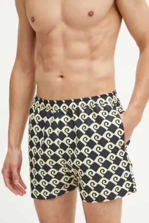 Nanushka pantaloni scurti de baie AMIL culoarea negru