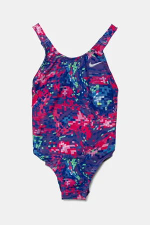 Nike Kids costum de baie dintr-o bucată pentru copii culoarea roz