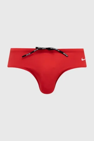 Nike costum de baie culoarea rosu