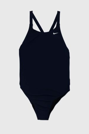 Nike costum de baie dintr-o bucată Hydrastrong Solid culoarea albastru marin