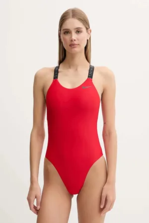 Nike costum de baie dintr-o bucată culoarea rosu