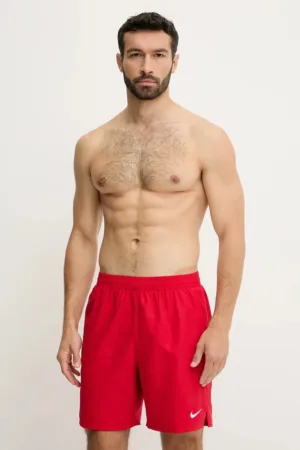 Nike pantaloni scurți de baie culoarea rosu