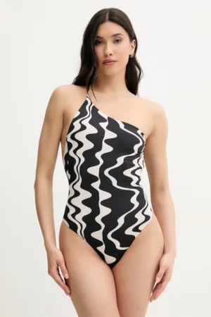 OAS costum de baie dintr-o bucată culoarea negru