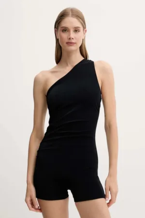 OAS costum de baie dintr-o bucată culoarea negru