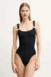 PARAMIDONNA costum de baie dintr-o bucată Sophia culoarea negru
