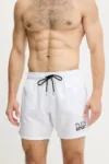 PLEIN SPORT pantaloni scurți de baie culoarea alb