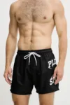 PLEIN SPORT pantaloni scurți de baie culoarea negru