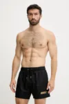 PLEIN SPORT pantaloni scurți de baie culoarea negru