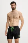 PLEIN SPORT pantaloni scurți de baie culoarea negru