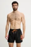 PLEIN SPORT pantaloni scurți de baie culoarea negru
