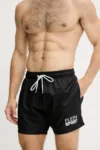 PLEIN SPORT pantaloni scurți de baie culoarea negru
