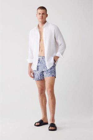 Pantaloni baie barbati 1391857871 - Poliester