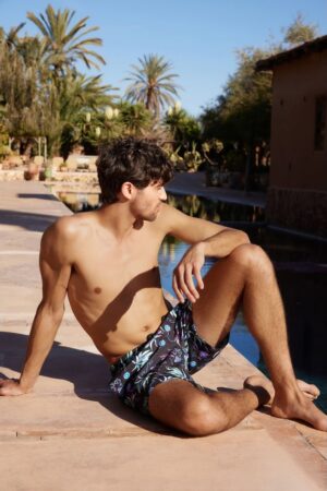Pantaloni baie barbati 745097871 - Poliester