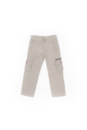 Pantaloni baieti - cu buzunare - 32722-2 - Crem -