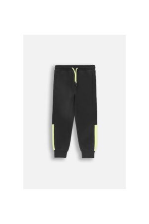 Pantaloni copii - bumbac - negru - baieti