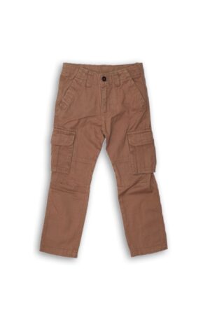 Pantaloni cu buzunare - baieti - 11732 - Maro