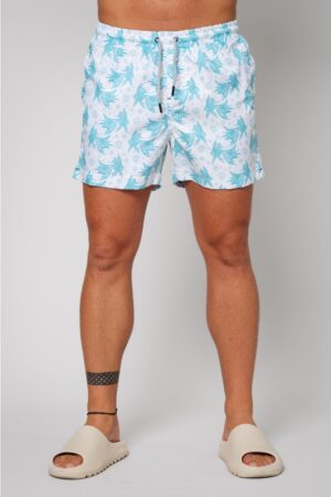 Pantaloni scurt de baie Fish White 12776