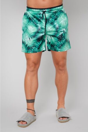Pantaloni scurt de baie Leaves Mint 12374