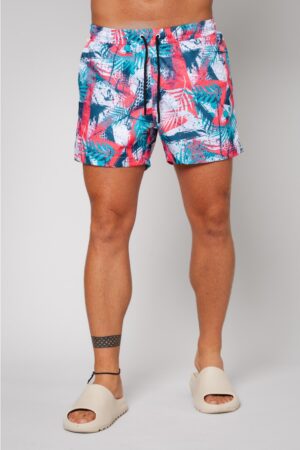 Pantaloni scurt de baie Leves Fuchsia/Blue 12827