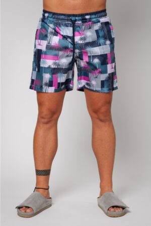 Pantaloni scurt de baie Palm Navy 12713