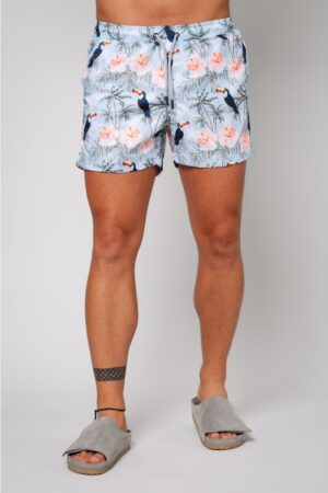 Pantaloni scurt de baie Parrot White 12701