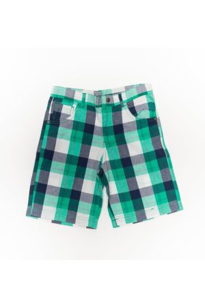 Pantaloni scurti - baieti - Wooloo Mooloo - in carouri - 52342 - Verde -