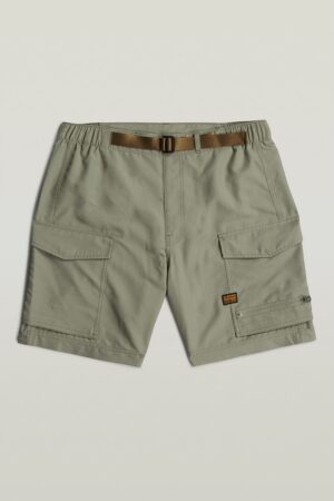 Pantaloni scurti cargo de baie cu talie ajustabila