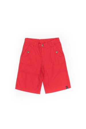 Pantaloni scurti cu buzunare - baieti - 22332-2 - Rosu -