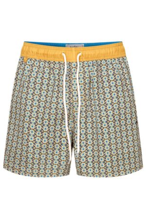 Pantaloni scurti de baie Osaka verde albastru