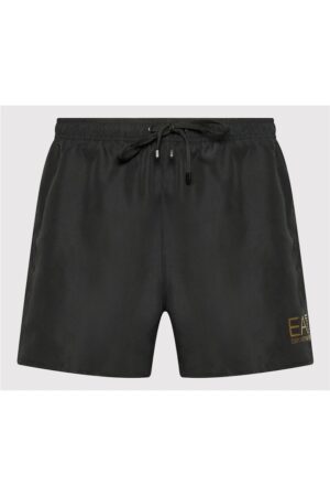 Pantaloni scurti de baie barbati - EA7 Emporio Armani - Poliester - Negru1
