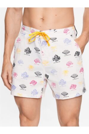 Pantaloni scurti de baie barbati - Poliester - Multicolor