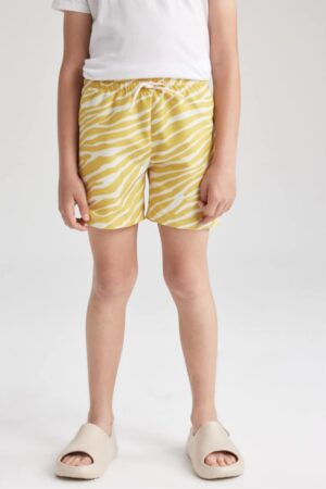 Pantaloni scurti de baie cu animal print
