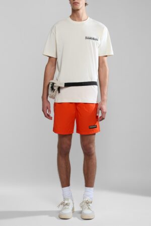 Pantaloni scurti de baie cu aplicate logo V-Iaato
