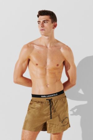 Pantaloni scurti de baie cu aspect 2in1