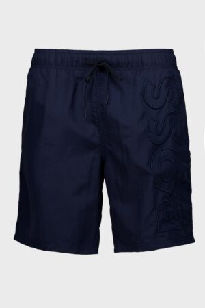 Pantaloni scurti de baie cu broderie logo Whale