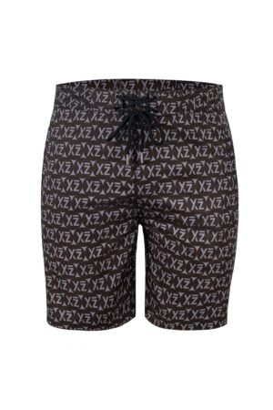 Pantaloni scurti de baie cu buzunare cu fermoar si model Dazzers 28989