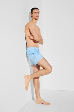 Pantaloni scurti de baie cu imprimeu logo