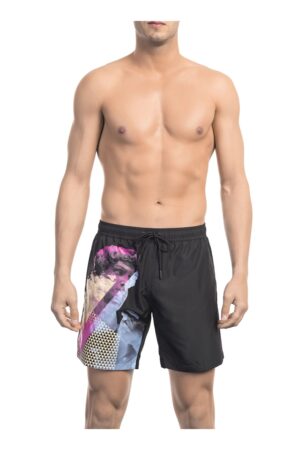 Pantaloni scurti de baie cu snur de ajustare