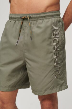 Pantaloni scurti de baie cu logo brodat Premium