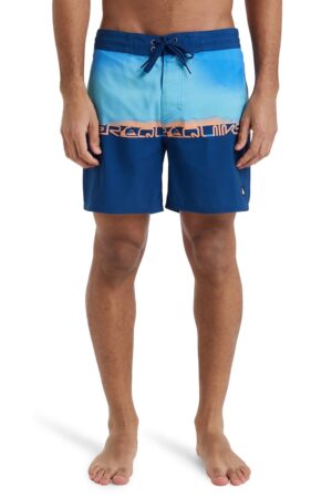 Pantaloni scurti de baie cu logo si snur