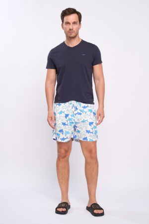 Pantaloni scurti de baie cu model cu rechin