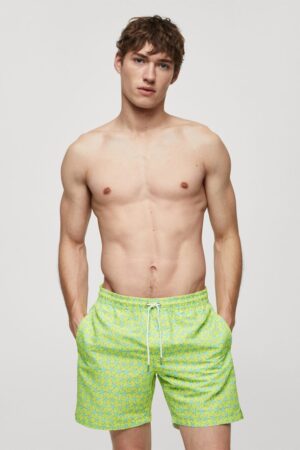 Pantaloni scurti de baie cu model grafic Estrella