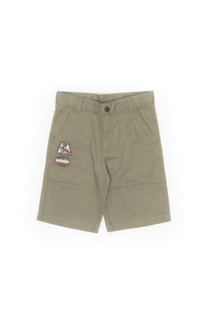 Pantaloni scurti din bumbac - cu capsa - baieti - 31322