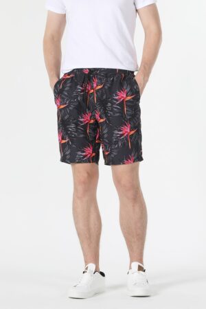 Pantaloni scurti slim fit de baie - cu imprimeu
